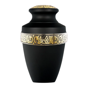High Quality Metal Cremation Urns for Adults Fully Engraved Memorial Remains Container Funeral Supply at Low Cost - Product Image 2