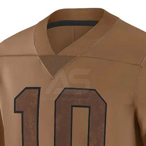 Jersey de Fútbol Americano con Diseño Personalizado, MOQ Bajo, Ropa Deportiva, Nuevo Diseño - Product Image 3