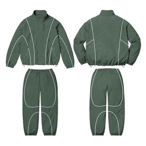 <b>Lightweight</b> Waterproof Windbreaker Set <b>Jacket</b> and Pants Tracksuit for Men <b>Women</b> Running Gym Oversized Streetwear Windbreaker - Product Image 3
