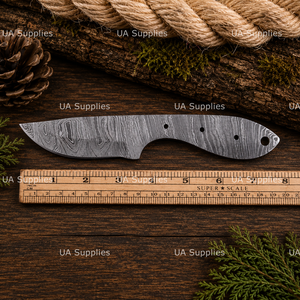 UA Supplies - Cuchillas de Caza de Acero de Damasco Hechas a Mano Personalizadas, Hoja de Punta Caída, Grado Industrial, Proyectos de Mangos Personalizados, OEM ODM - Product Image 3