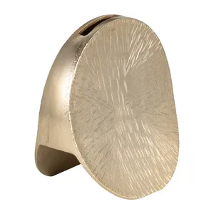 Premium Handmade Gold Metal Flower Vase Elegant Decorative Product for Architects Interior Designers <b>Builders</b> Hospitality - Product Image 3
