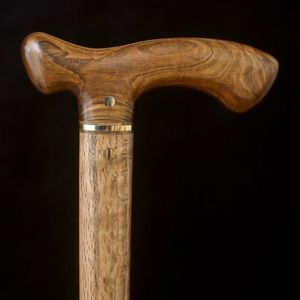Bastón de Madera de Acacia de Diseño Minimalista con Aspecto Antiguo para Cumpleaños, Campismo y Senderismo, Color Personalizable - Product Image 2
