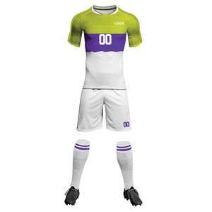 Maillots de football personnalisés de haute qualité pour équipes, série de tenues de football, nouveau design, OEM, maillot de football pour hommes - Product Image 2