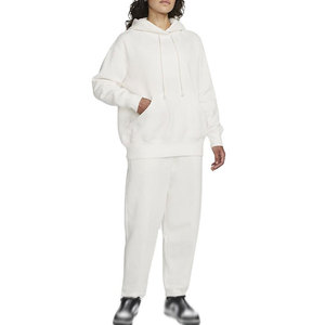 Ensemble de survêtement rose pour femme, à blocs de couleur, à capuche, manches longues, poches latérales, coupe décontractée, idéal pour le printemps - Product Image 3