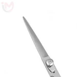 Silver Hair Cutting Scissors Stainless Steel Professional Barber Hairdressing Shears Salon Tool Durable Precision - Product Image 2