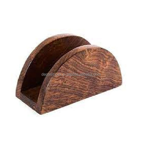 Soporte de madera ajustable antiguo para fiestas, servilletero redondo personalizado para decoración de mesa de fiesta y boda - Product Image 5