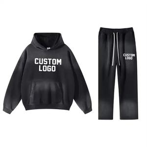 High Quality Flared Custom <b>Tracksuit</b> Jogger Flare Joggers <b>Tracksuits</b> for <b>Men</b> Pants <b>Velour</b> Women Oversized Plain Sweat Suits - Product Image 6