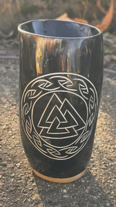 Cuerno Vikingo de Búfalo Pulido de Alta Calidad para Beber Cerveza, Forma Natural, Precio Bajo - Product Image 5