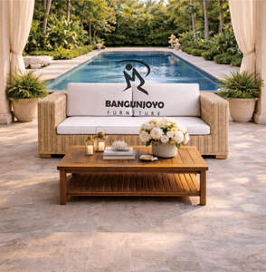 Sofá de Mimbre Natural Java de 2 Plazas - Product Image 1