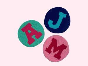 MS HANDICRAFT Handmade Glass <b>Beads</b> <b>Coasters</b>-Classic Church & Religious Gifts Portable 4x4 Inch with Polyester Backing - Product Image 3