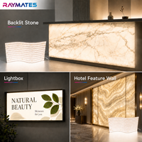 Lámina de Retroiluminación LED Flexible de 24v, Regulable, Ultra Delgada, Diseño de Superficie Curva, para Exhibidores Interiores, con 5 Años de Garantía