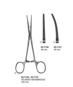 DeBakey Bainbridge <b>Clamp</b> 155mm Manual Premium Stainless Steel Class - Product Image 1