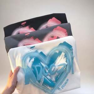 Nouveauté tendance 2025, t-shirt en coton imprimé 3D pour femmes, taille plus, logo personnalisé, t-shirt de haute qualité pour filles, bonne qualité à prix raisonnable - Product Image 6