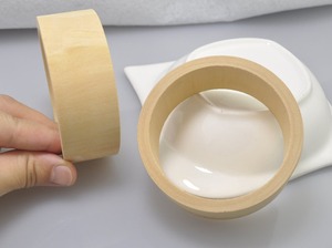Brazalete de Madera Hecho a Mano en India, Ecológico, con Acabado Natural Pulido, Ligero, Duradero, Personalizable, Joyería Moderna para Mujer - Product Image 3