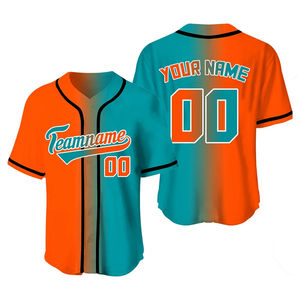 Nouveau design 2026 Maillot de baseball en gros Tendance 100% Polyester Unisexe Imprimé Respirant Col en V Nom d'équipe personnalisé Bas prix - Product Image 1