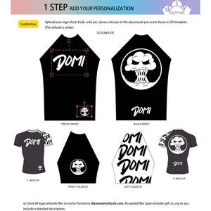 Camiseta Deportiva Personalizable de Alto Rendimiento para Jóvenes, Camiseta de Lucha de Nailon y Elastano - Product Image 5