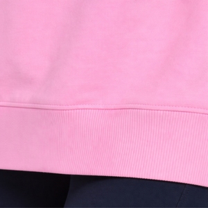 Sudadera de Felpa de Algodón para Mujer, Color Rosa, Talla Grande, Informal, de Manga Larga, con Logotipo Frontal, Tejido Cómodo - Product Image 6