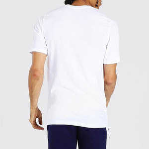 Econex Sports Men's Solid Casual Breathable Quick Dry <b>Knitted</b> Cotton 320g Summer Eco-friendly White T-Shirt Shorts <b>Set</b> - Product Image 3
