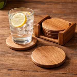 Manufacturer India's Custom Printed Wooden Square <b>Coasters</b> Durable PC Mat/Pad for <b>Glass</b> & Cup Personalized Design on Sale - Product Image 5