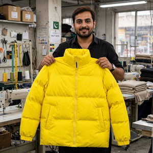 Fabricant de vestes matelassées personnalisées OEM ODM, veste d'hiver style doudoune oversize, fermeture éclair, chaude, pour unisexe - Product Image 2
