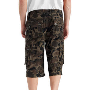 Pantalones Cortos Cargo de Verano para Hombre, Personalizados al por Mayor, de Algodón, con Cinturón, Holgados y Finos, Casuales, 100% Algodón, Tallas Grandes - Product Image 3