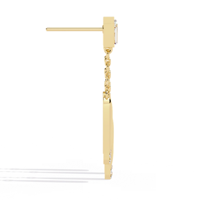 Pendientes SOLITAIREKART con Diamantes Naturales de 0.66ct, Color Celestial Drizzle, Claridad VS-SI - Product Image 4