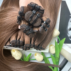 Vente en gros Bon Prix Produit Chaud Meilleure Vente 2025 Machine Trame Brun Couleur SDD Droite 100% Vierge Extensions de Cheveux Humains - Product Image 2