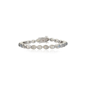 Magnifique bracelet tennis unisexe en argent sterling 925 de haute qualité avec opale naturelle, accessoires de joaillerie raffinés - Product Image 1