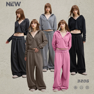 Spring Summer Women's <b>Tracksuits</b> Set Casual Solid O-Neck Short Full-Length Bottom Knitting Polyester/Cotton Breathable Quick - Product Image 1