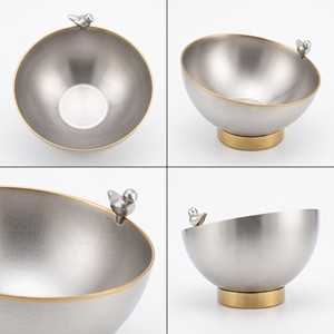 Bols de service ovales en métal plaqué or avec motif martelé Bol de vaisselle bon marché pour la maison Bol de service pour hôtel et restaurant - Product Image 4