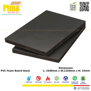 Hoja de tablero de espuma de PVC WPC 10mm de espesor Color blanco 0,6G/cm3 densidad Paneles de plástico ecológicos para publicidad - Product Image 3