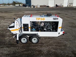 Portable Concrete Pump Trailer Mounted Wholesale Compact Diesel Hydraulic Pump <b>Machine</b> for House Building Tunnel <b>Construction</b> Wo - Product Image 5
