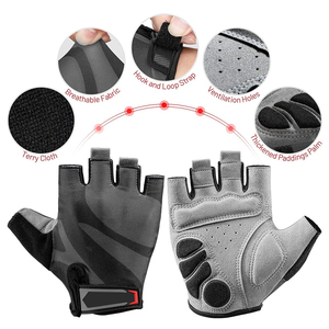 Gants de course à pied et de cyclisme réfléchissants à écran tactile personnalisés pour hommes et femmes, gants chauds pour temps froid en cuir/maille/néoprène - Product Image 5