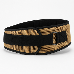 High Quality EVA Neoprene Gym Fitness Workout Double Support Brace Weight Lifting Dipping Training Belt with <b>Chain</b> <b>Cheap</b> Price - Product Image 2