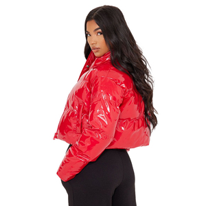 High Quality Women Customize <b>Crop</b> Breathable Knitted Eco-Friendly Bubble <b>Puffer</b> <b>Jackets</b> New Design Standard Nylon Bubble <b>Jacket</b> - Product Image 3