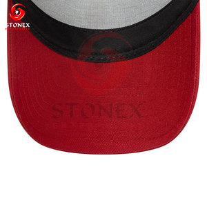 Casquette de baseball unisexe personnalisable en toile vierge respirante en mousse unie 100 % coton - Product Image 5