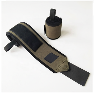 Bandes de poignet personnalisables multicolores respirantes en coton avec logo pour le fitness et la musculation, soutien pour les mains - Product Image 4