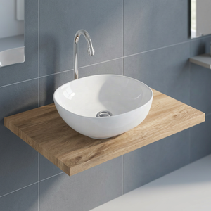 Vasque décorative en porcelaine Vistaar, lavabo sur pied moderne et luxueux pour hôtel, villa, décoration intérieure de salle de bain - Product Image 5
