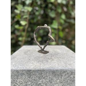 Modern Abstract <b>Couple</b> Sculpture Bronze Finish Decorative Figurine for Home Garden Decoration Supply Display Customizable Figure - Product Image 1