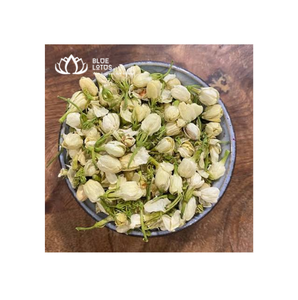 Bourgeons de fleurs de jasmin séchés du Vietnam, bleu lotus, tige verte, blanc Ha Giang, durée de conservation de 24 mois, décoration d'événements, centre de table Dylan Vu - Product Image 1