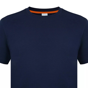 Conjunto de Camiseta y Pantalones Cortos Deportivos de Algodón con Cuello Polo, Tejido, Estilo Urbano, Ecológico y Personalizado para Hombre - Product Image 3