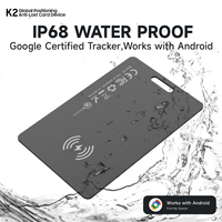 Localizador GPS con Logotipo Personalizado MFi para Dispositivos Apple y Google Find My, iOS y Android, para Personas Mayores, Carteras, Equipaje, en Formato de Tarjeta de Plástico Resistente