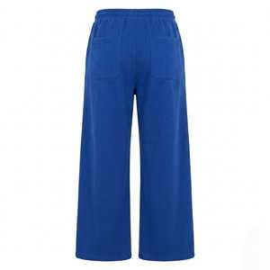 Nouveau design élégant pour femme : Pantalon de jogging décontracté à jambe large, taille haute, coupe ample, bleu, pour la détente et la mode - Product Image 2