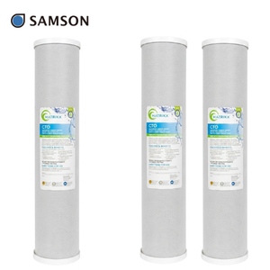 Purificateur d'eau commercial écologique GreenBlock, filtre à bloc de carbone pour purificateurs d'eau sous évier, filtre à eau classé parmi les meilleurs - Product Image 1