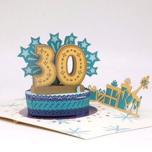 Carte de vœux 3D pop-up faite à la main pour anniversaire, occasions spéciales, artisanat en papier 3D - Product Image 3
