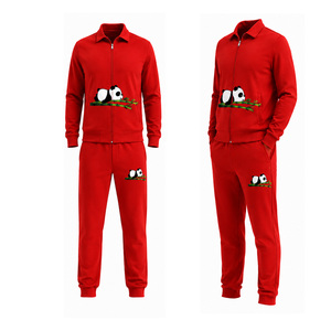 Custom Men Gym Tracksuits Fleece Athletic Sport Set Zip Jacket Jogger <b>Pants</b> Wholesale OEM Sports Clothing Supplier OEM Wholesale - Product Image 6