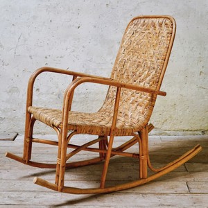 Fauteuil à bascule en rotin fait main, chaise inclinable de luxe en rotin, prix le plus bas pour les fauteuils inclinables. - Product Image 1