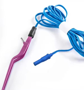 Azicon's Disposable Bipolar Irrigation Bayonet Forceps Sterile Single-Use Bayonet Bipolar Forceps Coagulation & Flush <b>Instrument</b> - Product Image 3