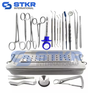 Kit de Cirugía Oral Dental WBox, Instrumentos Quirúrgicos de Odontología, 19 Piezas - Product Image 1