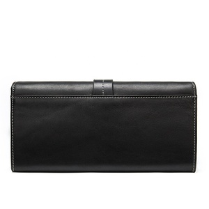 Men Women Genuine Leather Long Wallet Coin Pocket Male Vintage Wholesale Clutch Purse MBF-0796 - Product Image 4